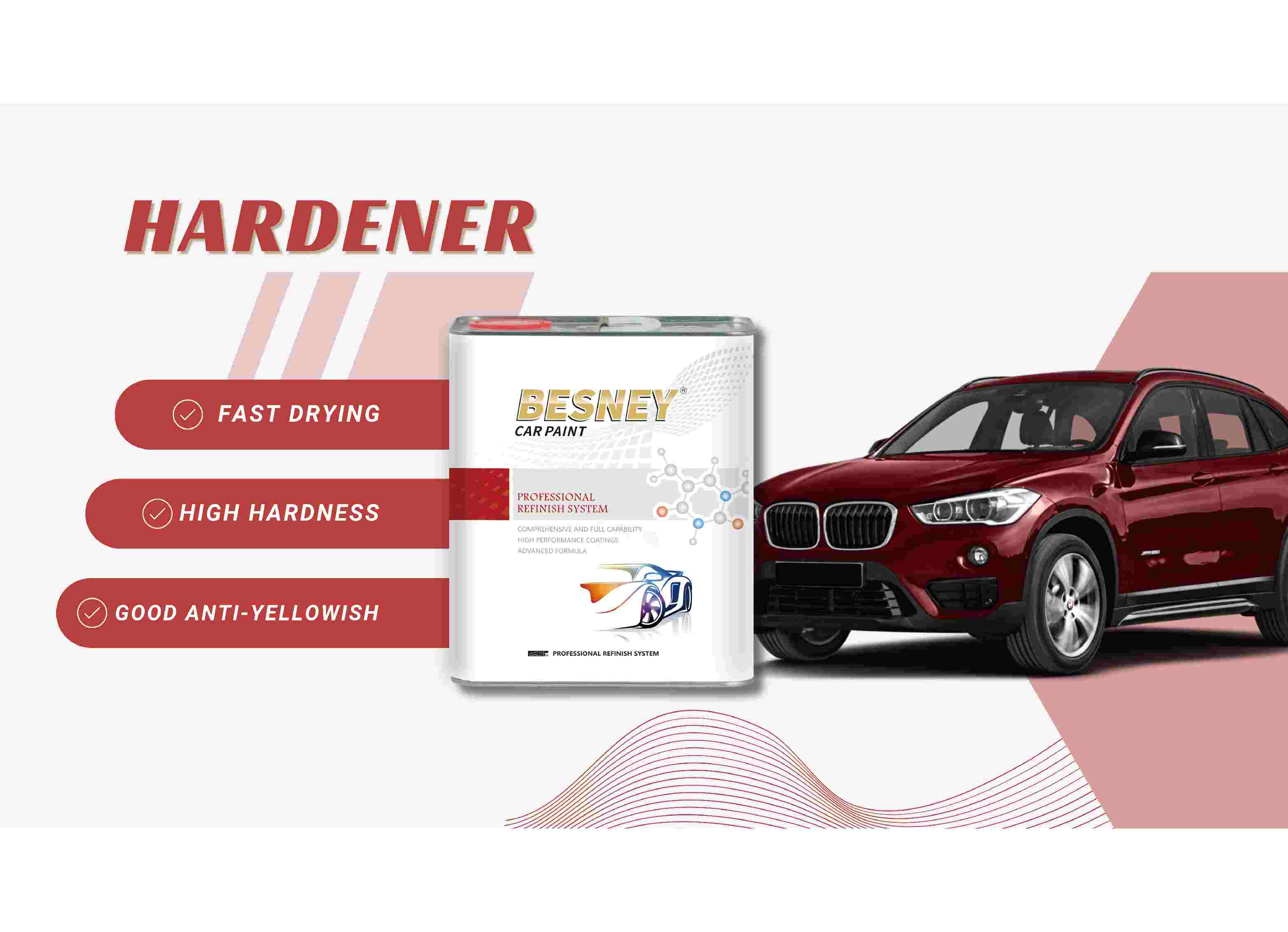 automotive hardener for professional repair shops